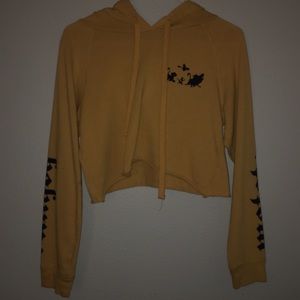 yellow Disney Lion king crop top